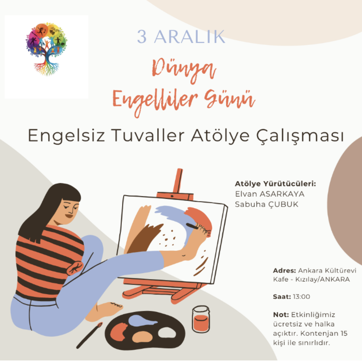 KASAG Engelsiz Tuvaller Projesi Afişi